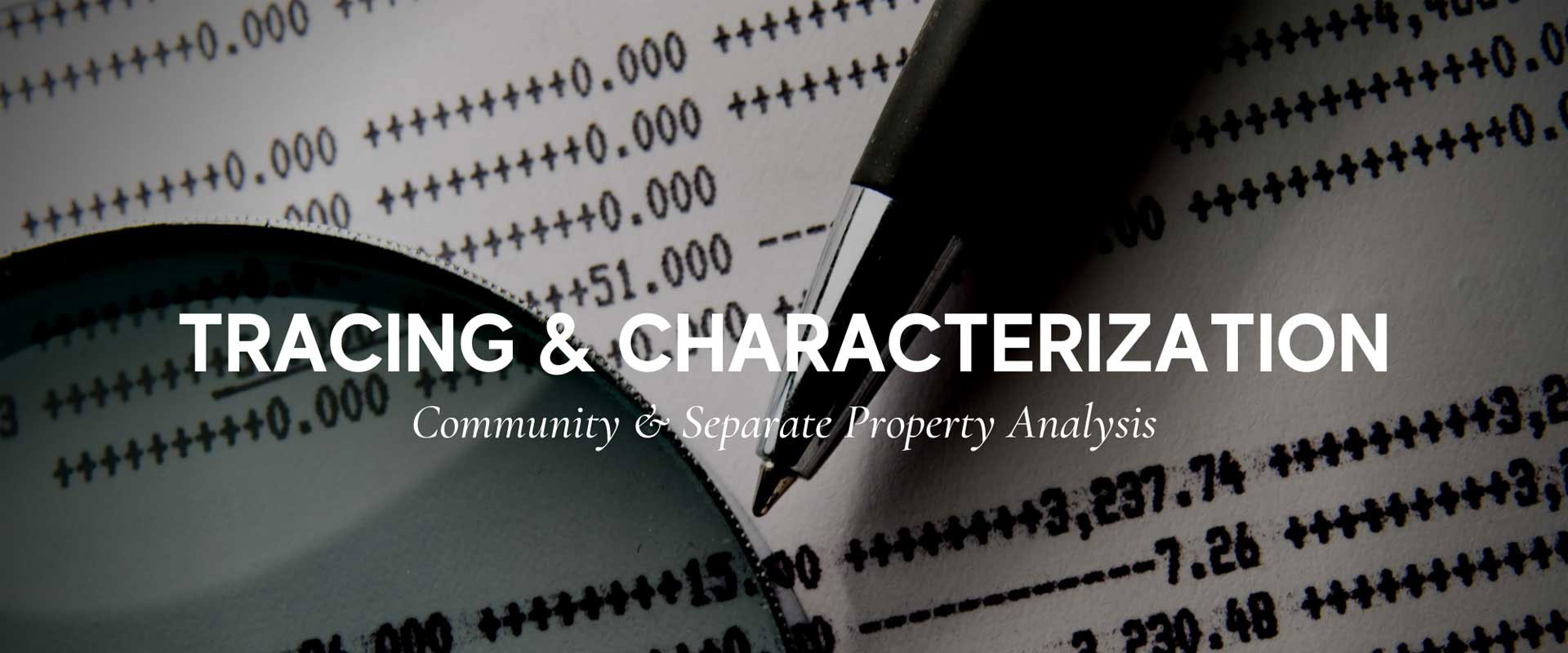 Tracing and Characterization - Valuation Fraud & Forensics - Texas